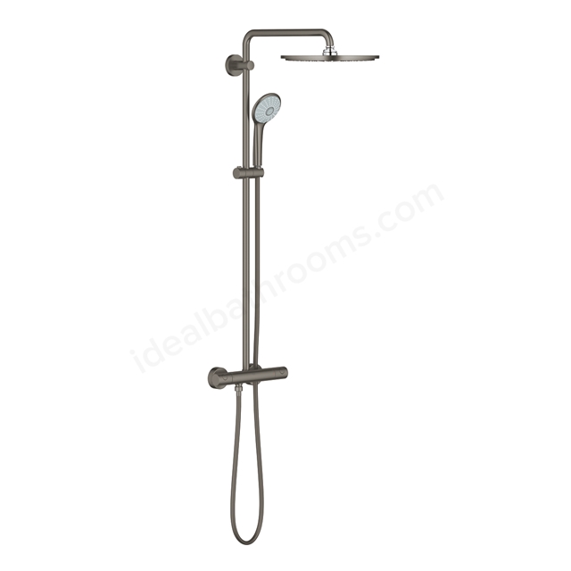 Grohe Euphoria 310 Shower System Thermostatic Brushed Hard Graphite