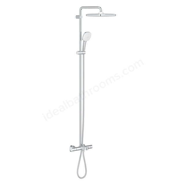 Grohe Tempesta Cube 250 Shower System.with Bath Thermostat for wall mounting