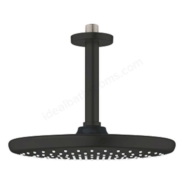 Grohe Tempesta 250 Headshower Set Ceiling 142mm , 1 spray, Matte Black
