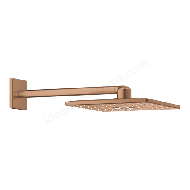 Grohe Rainshower Smartactive 310 Headshower Set Brushed Warm sunset