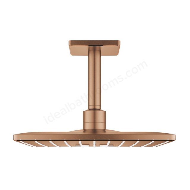 Grohe Rainshower Smartactive 310 Headshower Set 142mm Brushed Warm sunset