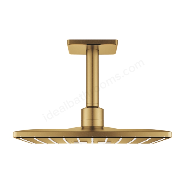Grohe Rainshower Smartactive 310 Headshower Set 142mm bBrushed Cool sunrise