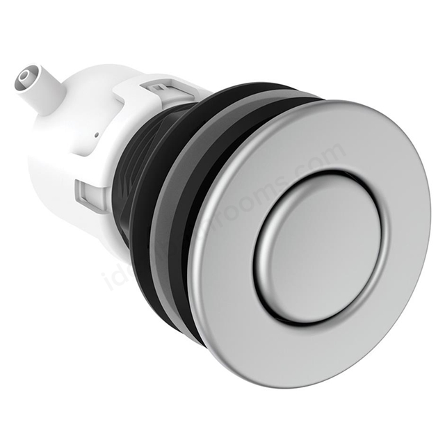Armitage Shanks Conceala 3 pneumatic finger push button, single flush Stainless Steel