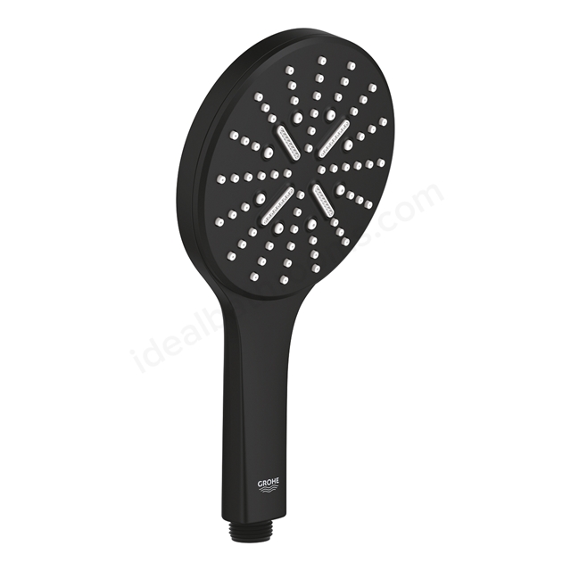 Grohe Rainshower Smartactive 130  Handshower 3 sprays Phantom Black