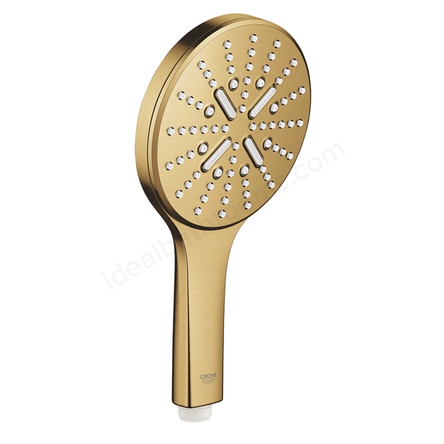 Grohe Rainshower Smartactive 130 Handshower 3 Sprays Brushed Cool Sunrise