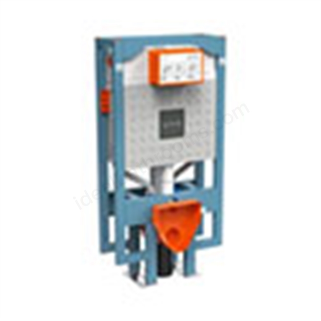Vitra V8 Back to Back Concealed Cistern WC Frame for wall-hung WC pans, 8 cm Half-Flush 2.5 Litres and Full-Flush 4 Litres