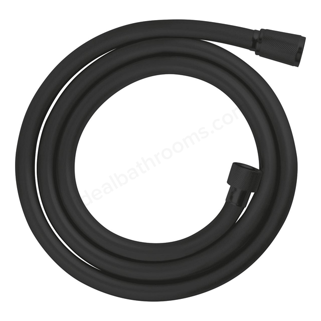 Grohe Silverflex Shower Hose Twiststop 1500MM Phantom Black