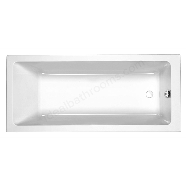 Carron Quantum 1575 x 700mm Carronite Super Deep Bath - White