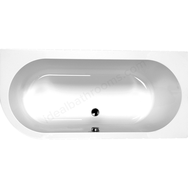 Carron Status 1700 x 725mm Left Hand Bath - White