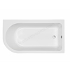 Carron Status 1550 x 850mm Shower Bath - Left Handed Carronite