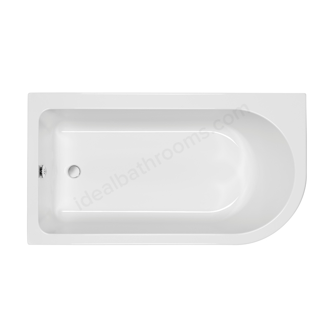 Carron Status 1550 x 850mm Shower Bath - Right Handed
