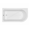 Carron Status 1550 x 850mm Shower Bath - Right Handed Carronite
