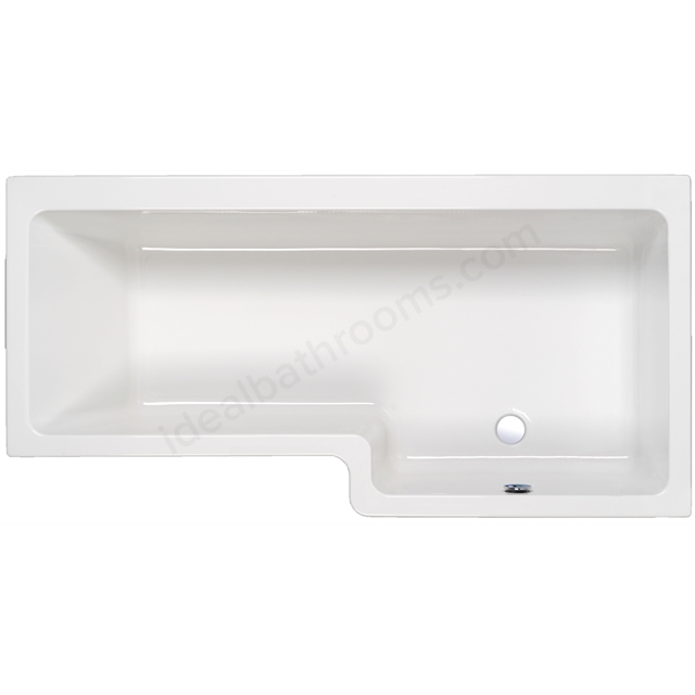 Carron Quantum 1500mm Shower Bath - Right Handed Carronite