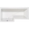 Carron Quantum 1700mm Shower Bath - Left Handed