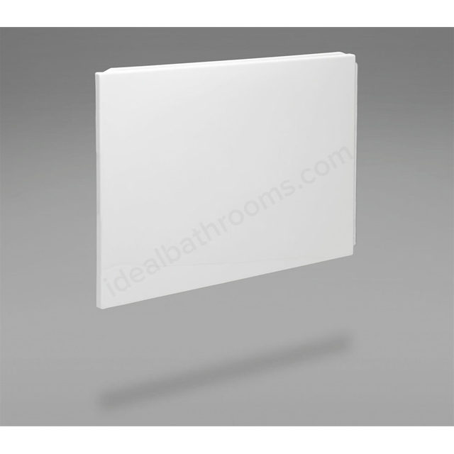 Carron 700mm x 540mm Shower Bath End Panel - White