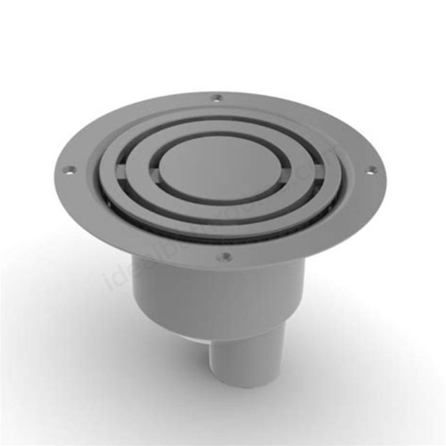 Swan By Impey Vinyl Drain Gravity Vertical - Grey