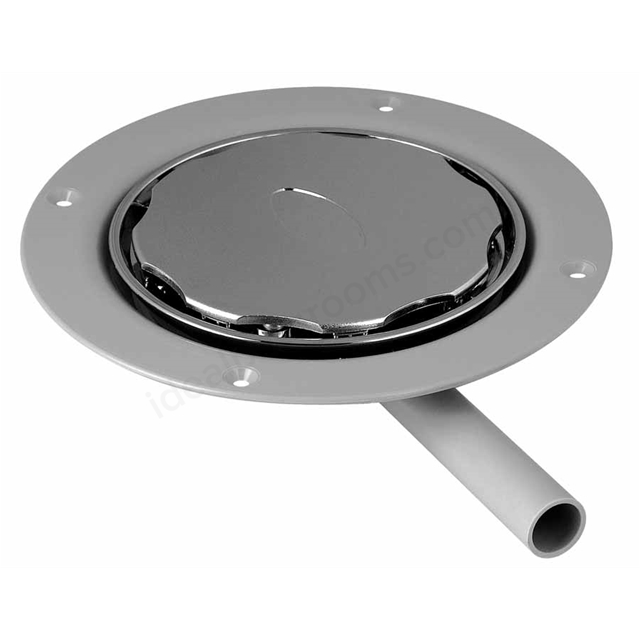 Swan By Impey Adapter & Pipe For Pumped Waste w/ Chrome Cover/Clamp