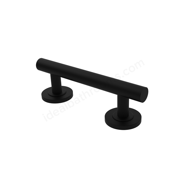 Fitzroy of London Stainless Steel 300mm Concealed Grab Rail - Matt Black