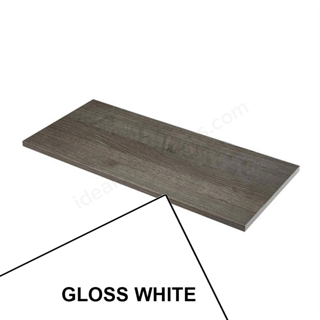 Ideal Standard TEMPO Worktop; 1300x300mm; Gloss White