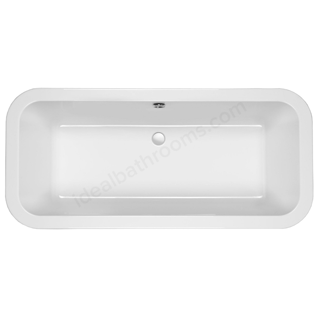 Carron Halcyon Square 1750mm x 800mm Bath - White