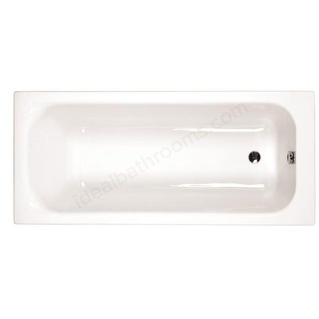 Carron Britannia 1800mm x 800mm Carronite Bath - White