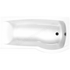 Carron Delta 1700mm Right Handed Shower Bath - White
