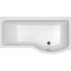 Carron Brio 1650mm Right Handed Shower Bath - White