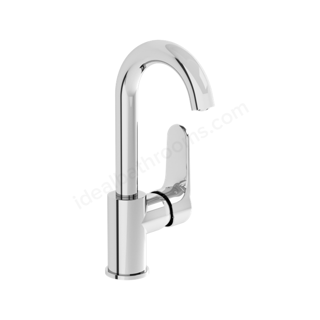 VitrA Root Round Basin Mixer (with swivel spout) 