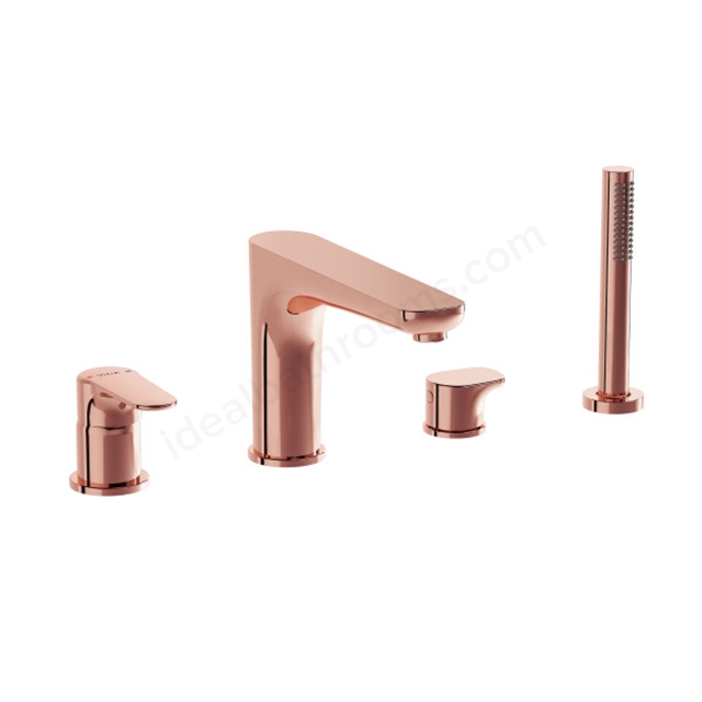 VitrA Root Round Basin Mixer Soft Copper Bath Mixer