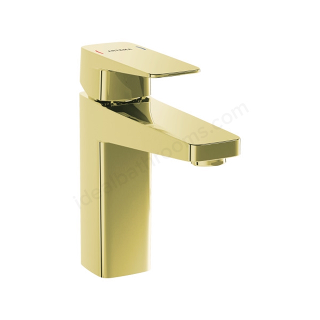 VitrA Root Square Basin Mixer Soft Gold Basin Mixer