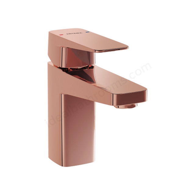VitrA Root Square Basin Mixer Soft Copper Basin Mixer