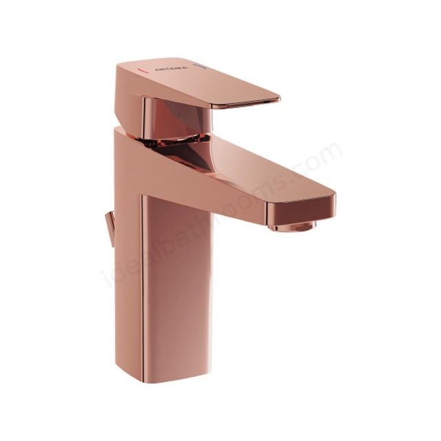 VitrA Root Square Basin Mixer Soft Copper Basin Mixer With Pop-Up