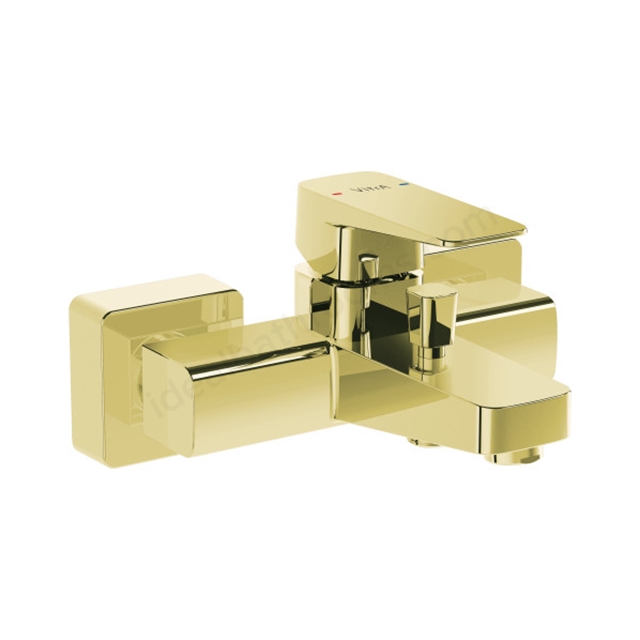 VitrA Root Square Bath Mixer Soft Gold Bath Mixer