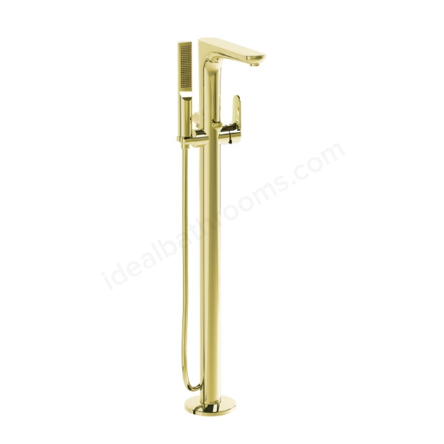 VitrA Root Round Bath Mixer Soft Gold Bath Mixer