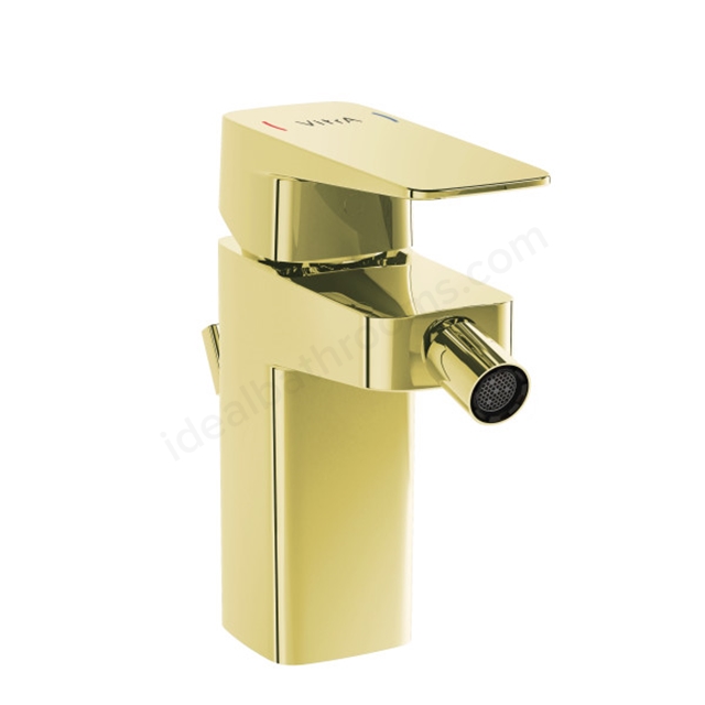 VitrA Root Round Bidet Mixer Soft Gold Bidet Mixer