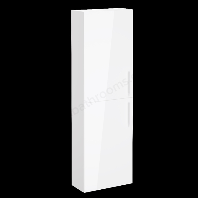 VitrA Root Flat Tall Unit White High Gloss, -Left