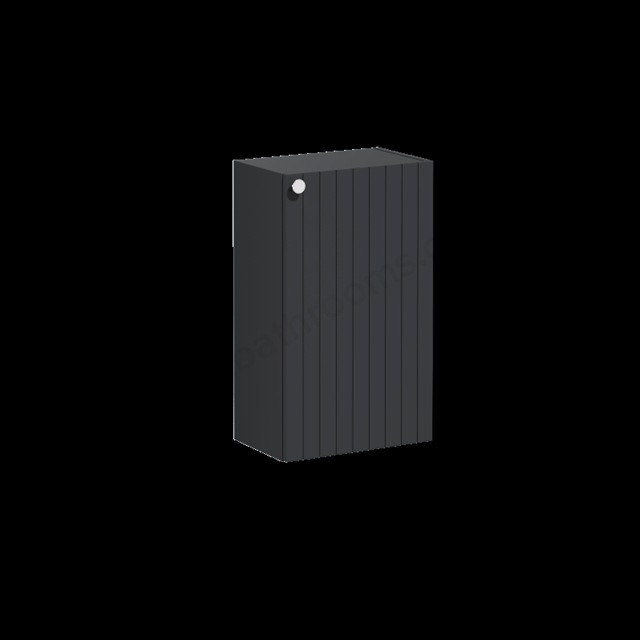 VitrA Root Groove Lower Unit Matt Graphite, Right