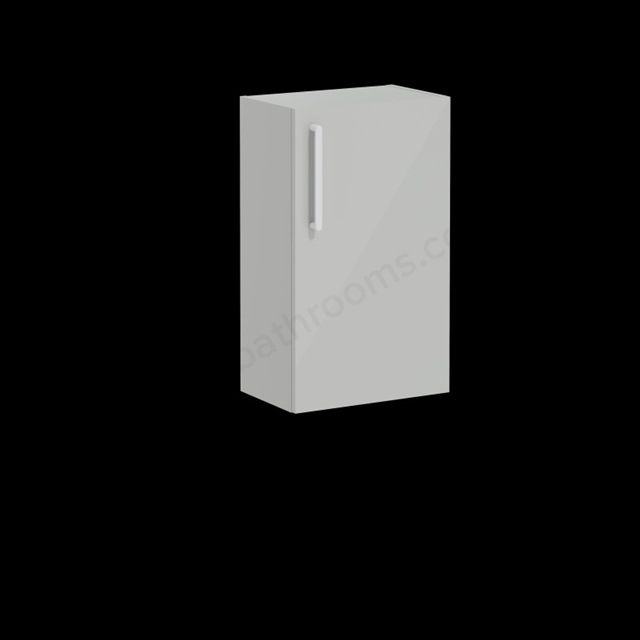 VitrA Root Flat Lower Unit Pearl Grey High Gloss, Right