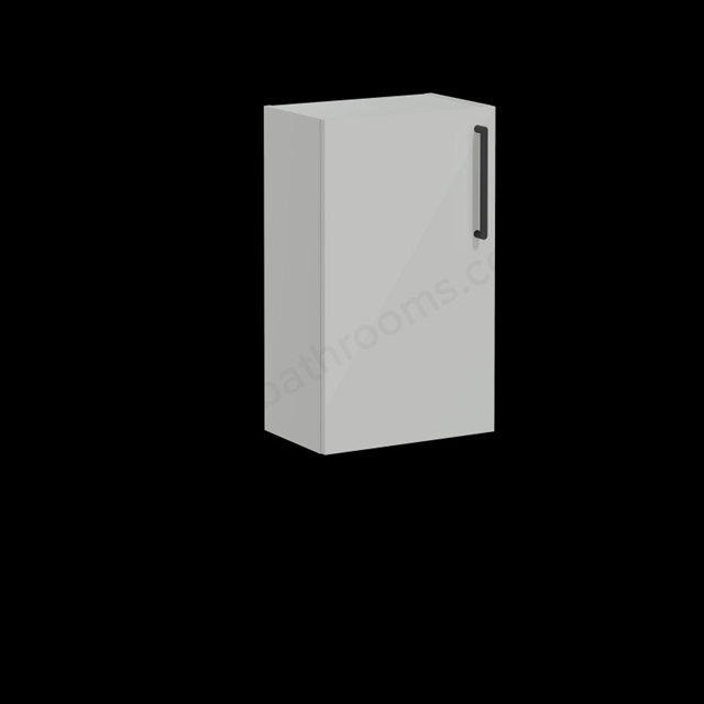 VitrA Root Flat Lower Unit Pearl Grey High Gloss, Left