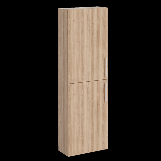 VitrA Root Flat Tall Unit Natural Oak, -Left
