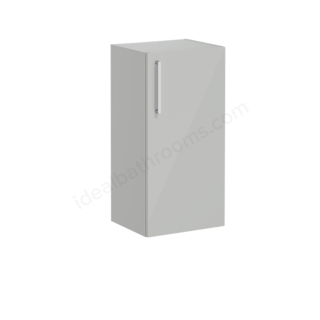 VitrA Root Flat Lower Unit Pearl Grey High Gloss, Right