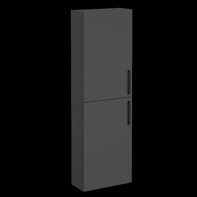VitrA Root Flat Tall Unit Matt Storm Grey, -Left