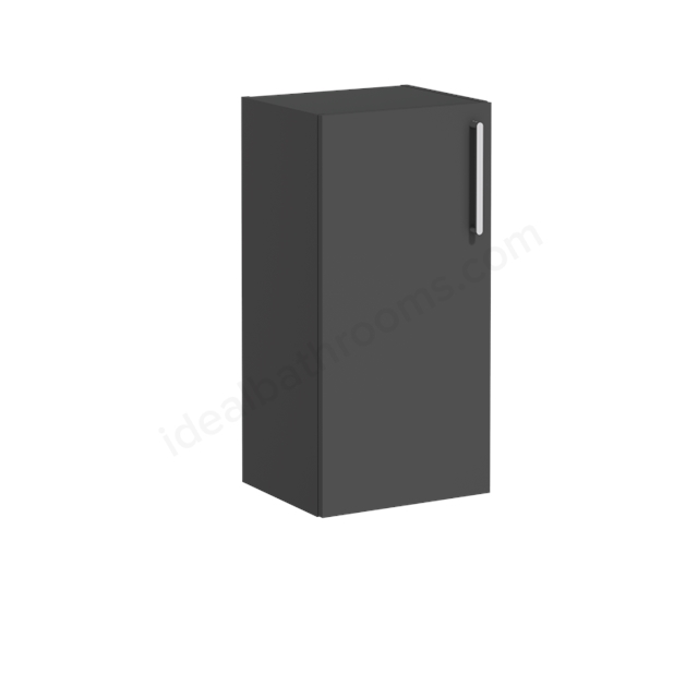 VitrA Root Flat Lower Unit Matt Storm Grey, Left