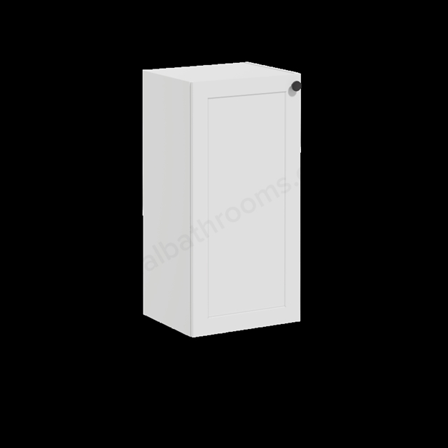 VitrA Root Classic Matt Light Grey Lower Unit - 40cm Left-hand hinged