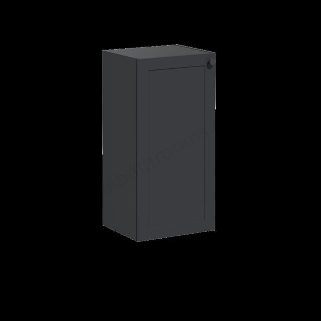 VitrA Root Classic Matt Graphite Lower Unit - 40cm Left-hand hinged