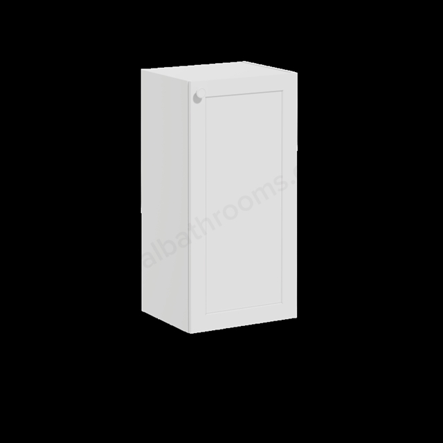 VitrA Root Classic Matt Light Grey Lower Unit - 40cm Right-hand hinged