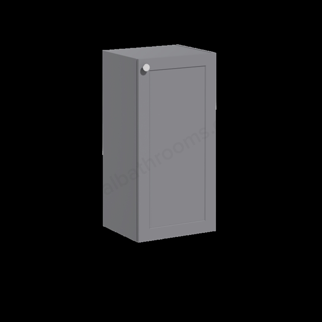 VitrA Root Classic Matt Grey Lower Unit - 40cm Right-hand hinged