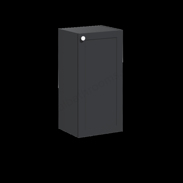 VitrA Root Classic Matt Graphite Lower Unit - 40cm Right-hand hinged