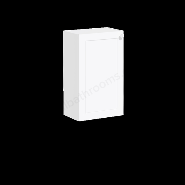 VitrA Root Classic Compact Matt White Lower Unit - 40cm Left-hand hinged