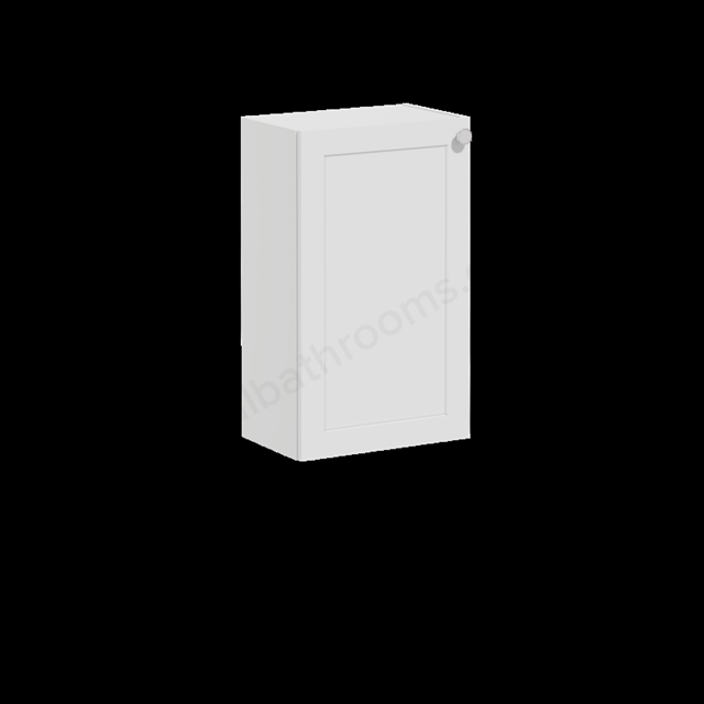 VitrA Root Classic Compact Matt Light Grey Lower Unit - 40cm Left-hand hinged